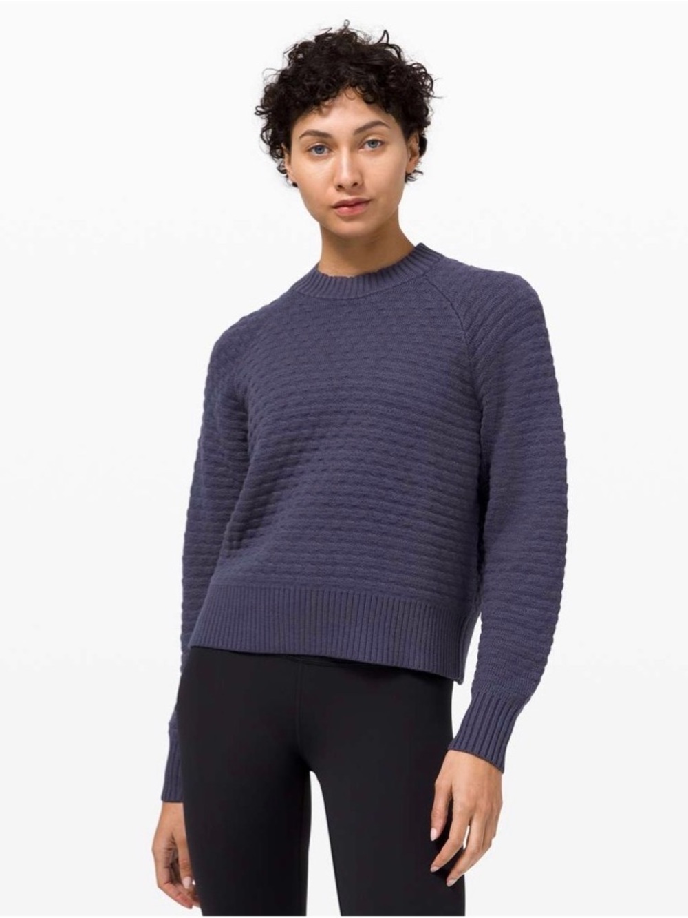 Lululemon Texture Play Crew Sweater
Cadet Blue M/L